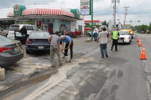Two Vehicle Accident, near Rita's Italian Ice, SR309, Hometown, 6-3-2014 (34)