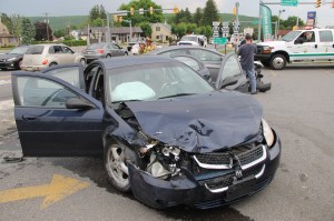 Two Vehicle Accident, near Rita's Italian Ice, SR309, Hometown, 6-3-2014 (9)