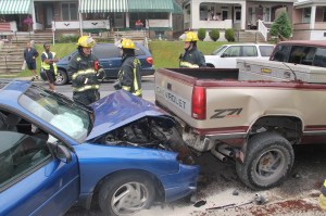 Woman, Child Taken to Hospital, MVA, East Broad Street, Tamaqua, 6-11-2014 (1)