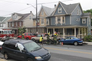 Woman, Child Taken to Hospital, MVA, East Broad Street, Tamaqua, 6-11-2014 (11)