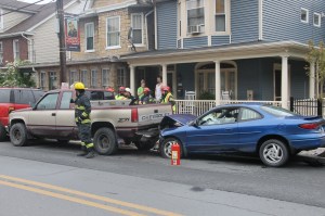 Woman, Child Taken to Hospital, MVA, East Broad Street, Tamaqua, 6-11-2014 (14)