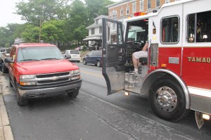Woman, Child Taken to Hospital, MVA, East Broad Street, Tamaqua, 6-11-2014 (5)