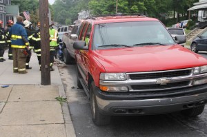 Woman, Child Taken to Hospital, MVA, East Broad Street, Tamaqua, 6-11-2014 (6)