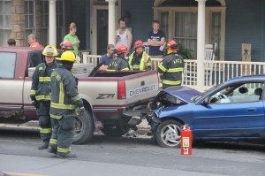 Woman, Child Taken to Hospital, MVA, East Broad Street, Tamaqua, 6-11-2014 (9)