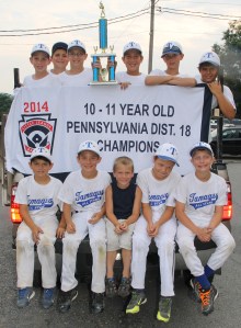 10-11 Year Old PA Dist 18 Champs, Parade, Little League, Tamaqua, 7-13-2014 (3)