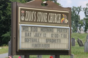 7-12-2014, Spaghetti Dinner Fundraiser, Zion's Stone Church, West Penn