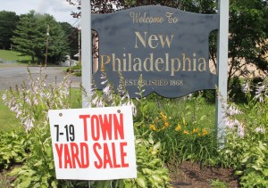 7-19-2014, Community Yard Sale, Town, New Philadelphia