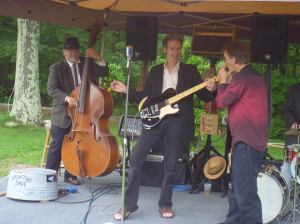 7-25-2014, Eddie Bluestone's Big and Bad Rockabilly Cats, Community Arts Center, Tamaqua (2)