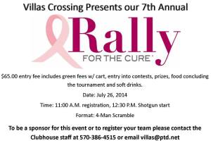 7-26-2014, Rally For The Cure, Golf Tournament, Villas Crossing Golf Course, Tamaqua