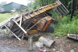 Car Crashes into Utility Trailer on SR54, Hometown, 7-14-2014 (16)