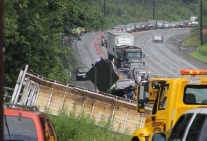 Car Crashes into Utility Trailer on SR54, Hometown, 7-14-2014 (24)