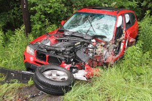 Car Crashes into Utility Trailer on SR54, Hometown, 7-14-2014 (7)