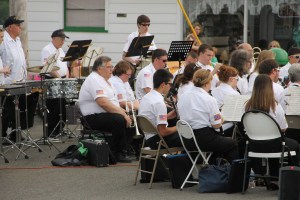 Cressona Band performs, Heisler's Dairy Bar, Lewistown Valley, Walker Township, Tamaqua, 7-20-2014 (100)