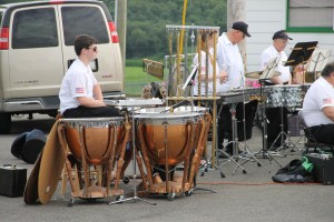Cressona Band performs, Heisler's Dairy Bar, Lewistown Valley, Walker Township, Tamaqua, 7-20-2014 (101)