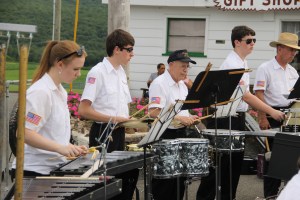 Cressona Band performs, Heisler's Dairy Bar, Lewistown Valley, Walker Township, Tamaqua, 7-20-2014 (13)