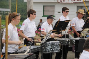 Cressona Band performs, Heisler's Dairy Bar, Lewistown Valley, Walker Township, Tamaqua, 7-20-2014 (15)