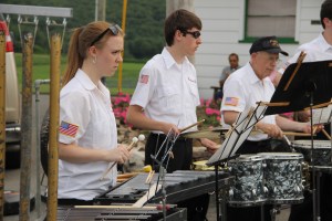 Cressona Band performs, Heisler's Dairy Bar, Lewistown Valley, Walker Township, Tamaqua, 7-20-2014 (16)