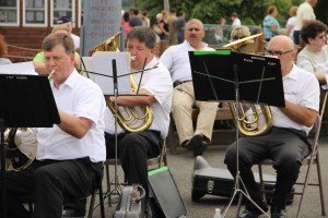 Cressona Band performs, Heisler's Dairy Bar, Lewistown Valley, Walker Township, Tamaqua, 7-20-2014 (26)