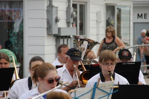Cressona Band performs, Heisler's Dairy Bar, Lewistown Valley, Walker Township, Tamaqua, 7-20-2014 (31)