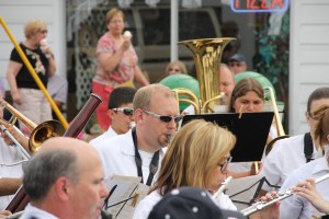 Cressona Band performs, Heisler's Dairy Bar, Lewistown Valley, Walker Township, Tamaqua, 7-20-2014 (32)