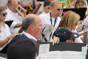 Cressona Band performs, Heisler's Dairy Bar, Lewistown Valley, Walker Township, Tamaqua, 7-20-2014 (33)
