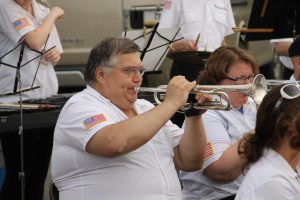Cressona Band performs, Heisler's Dairy Bar, Lewistown Valley, Walker Township, Tamaqua, 7-20-2014 (41)