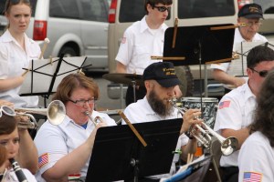 Cressona Band performs, Heisler's Dairy Bar, Lewistown Valley, Walker Township, Tamaqua, 7-20-2014 (45)
