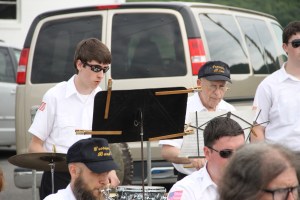 Cressona Band performs, Heisler's Dairy Bar, Lewistown Valley, Walker Township, Tamaqua, 7-20-2014 (46)