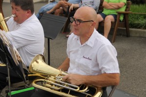 Cressona Band performs, Heisler's Dairy Bar, Lewistown Valley, Walker Township, Tamaqua, 7-20-2014 (48)