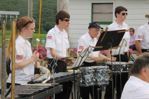 Cressona Band performs, Heisler's Dairy Bar, Lewistown Valley, Walker Township, Tamaqua, 7-20-2014 (5)