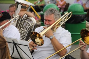 Cressona Band performs, Heisler's Dairy Bar, Lewistown Valley, Walker Township, Tamaqua, 7-20-2014 (52)