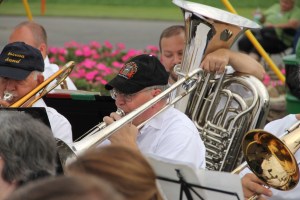 Cressona Band performs, Heisler's Dairy Bar, Lewistown Valley, Walker Township, Tamaqua, 7-20-2014 (53)