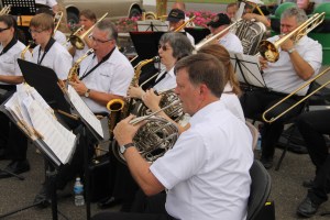 Cressona Band performs, Heisler's Dairy Bar, Lewistown Valley, Walker Township, Tamaqua, 7-20-2014 (54)