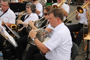 Cressona Band performs, Heisler's Dairy Bar, Lewistown Valley, Walker Township, Tamaqua, 7-20-2014 (55)