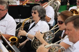 Cressona Band performs, Heisler's Dairy Bar, Lewistown Valley, Walker Township, Tamaqua, 7-20-2014 (56)