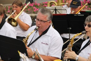 Cressona Band performs, Heisler's Dairy Bar, Lewistown Valley, Walker Township, Tamaqua, 7-20-2014 (57)