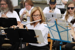 Cressona Band performs, Heisler's Dairy Bar, Lewistown Valley, Walker Township, Tamaqua, 7-20-2014 (60)
