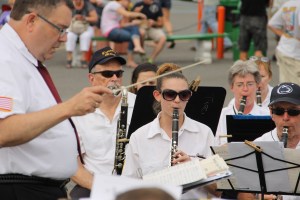 Cressona Band performs, Heisler's Dairy Bar, Lewistown Valley, Walker Township, Tamaqua, 7-20-2014 (64)