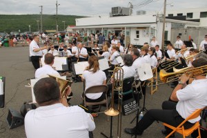 Cressona Band performs, Heisler's Dairy Bar, Lewistown Valley, Walker Township, Tamaqua, 7-20-2014 (66)