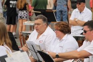 Cressona Band performs, Heisler's Dairy Bar, Lewistown Valley, Walker Township, Tamaqua, 7-20-2014 (67)