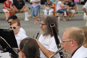 Cressona Band performs, Heisler's Dairy Bar, Lewistown Valley, Walker Township, Tamaqua, 7-20-2014 (68)