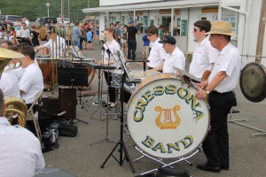 Cressona Band performs, Heisler's Dairy Bar, Lewistown Valley, Walker Township, Tamaqua, 7-20-2014 (74)