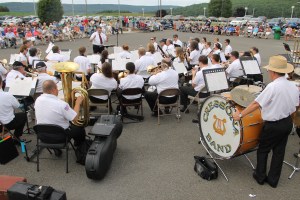 Cressona Band performs, Heisler's Dairy Bar, Lewistown Valley, Walker Township, Tamaqua, 7-20-2014 (77)
