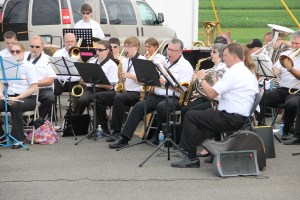 Cressona Band performs, Heisler's Dairy Bar, Lewistown Valley, Walker Township, Tamaqua, 7-20-2014 (83)