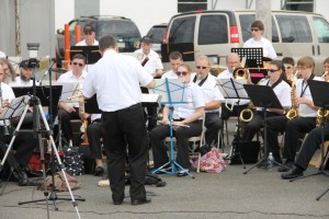 Cressona Band performs, Heisler's Dairy Bar, Lewistown Valley, Walker Township, Tamaqua, 7-20-2014 (84)