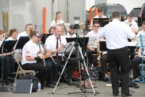 Cressona Band performs, Heisler's Dairy Bar, Lewistown Valley, Walker Township, Tamaqua, 7-20-2014 (85)