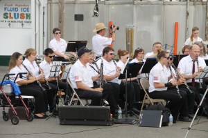 Cressona Band performs, Heisler's Dairy Bar, Lewistown Valley, Walker Township, Tamaqua, 7-20-2014 (86)