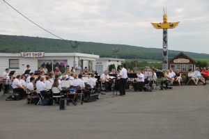 Cressona Band performs, Heisler's Dairy Bar, Lewistown Valley, Walker Township, Tamaqua, 7-20-2014 (95)