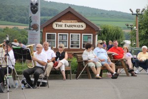 Cressona Band performs, Heisler's Dairy Bar, Lewistown Valley, Walker Township, Tamaqua, 7-20-2014 (96)