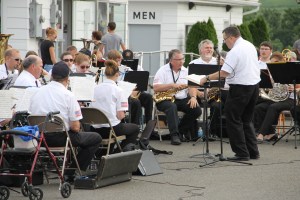 Cressona Band performs, Heisler's Dairy Bar, Lewistown Valley, Walker Township, Tamaqua, 7-20-2014 (98)